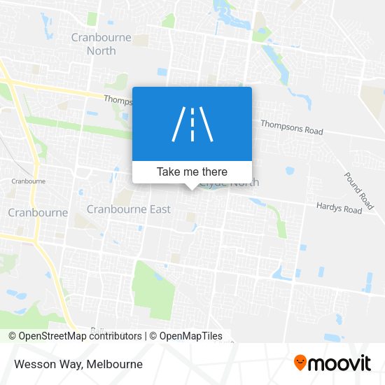Wesson Way map
