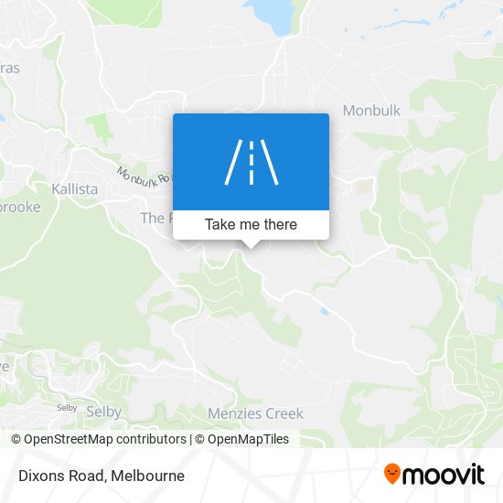 Dixons Road map