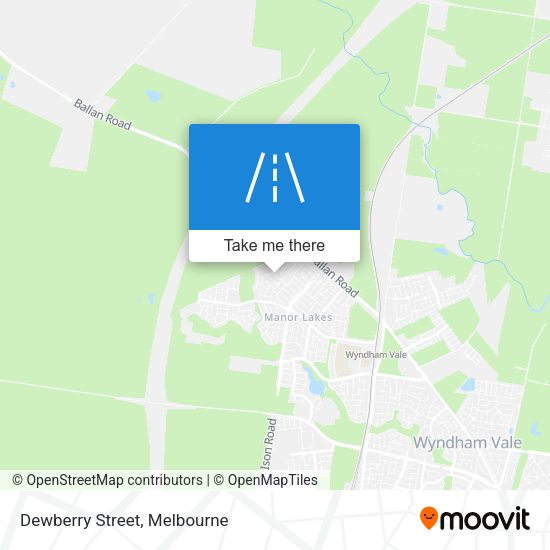 Dewberry Street map