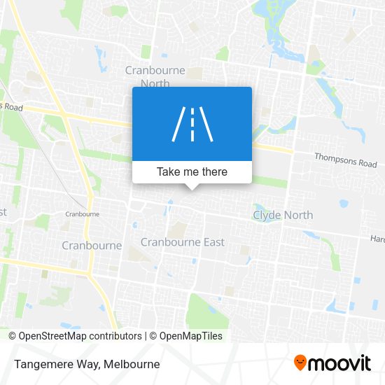 Tangemere Way map
