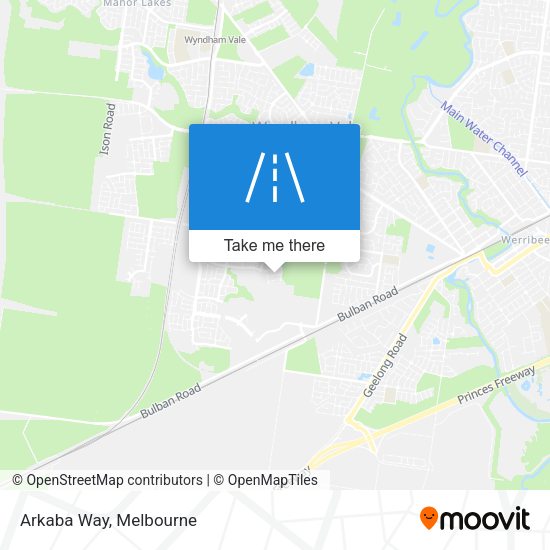 Arkaba Way map