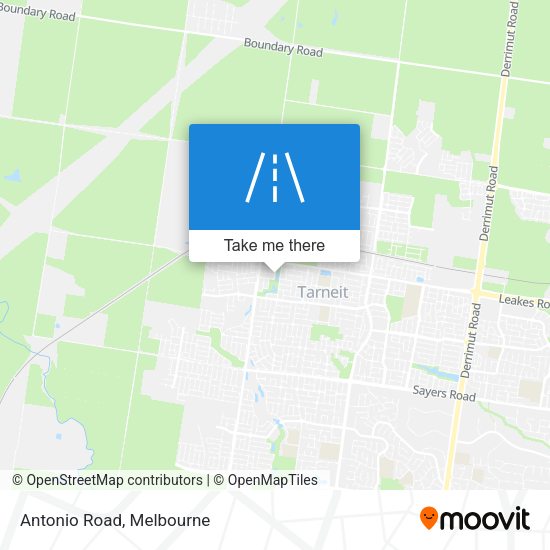 Antonio Road map