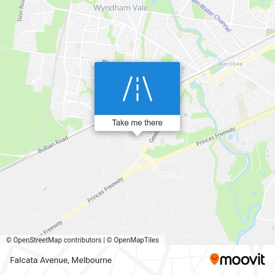 Falcata Avenue map