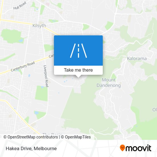 Hakea Drive map