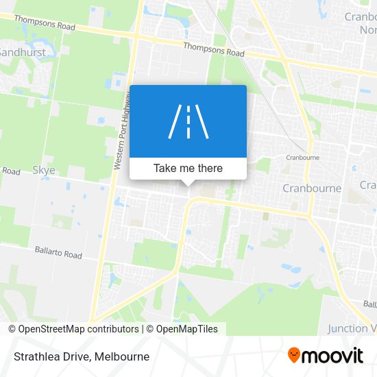 Strathlea Drive map