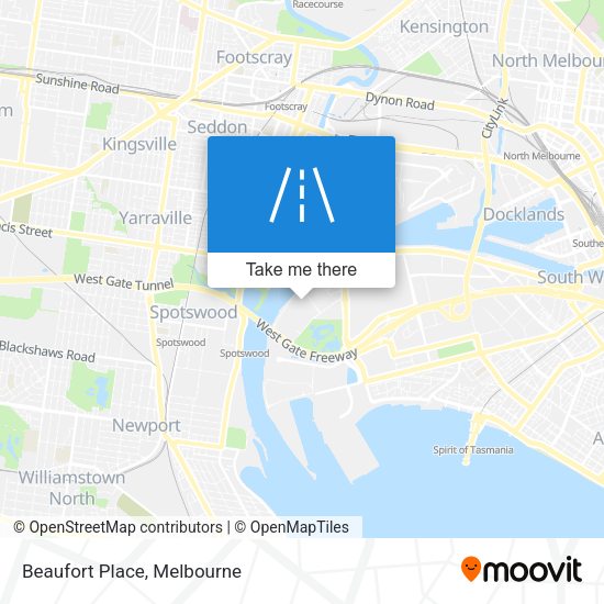 Beaufort Place map