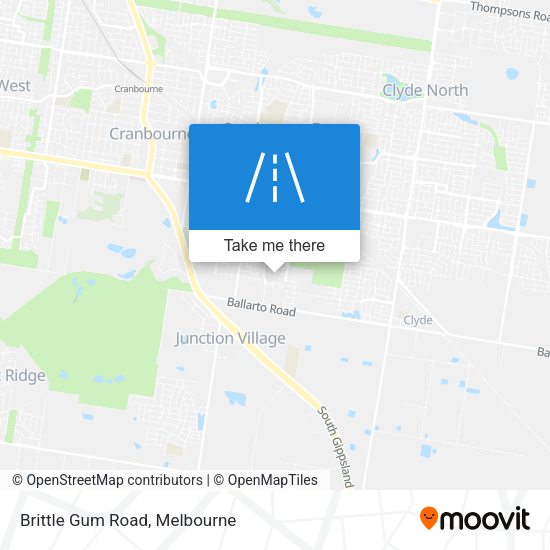 Brittle Gum Road map