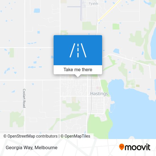Georgia Way map