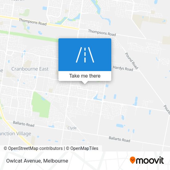 Owlcat Avenue map