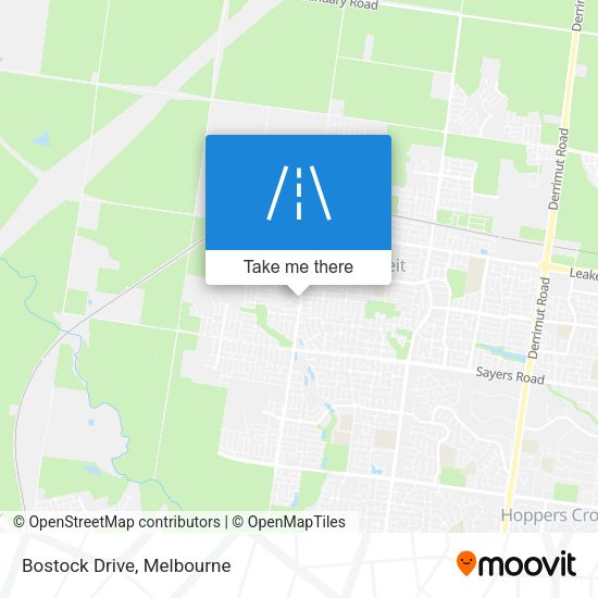 Bostock Drive map