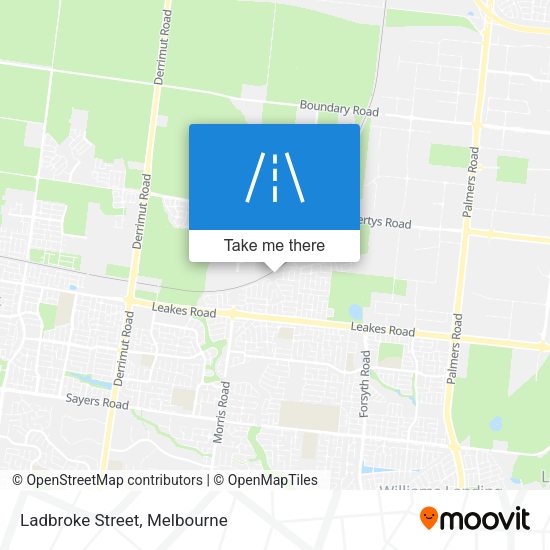 Ladbroke Street map