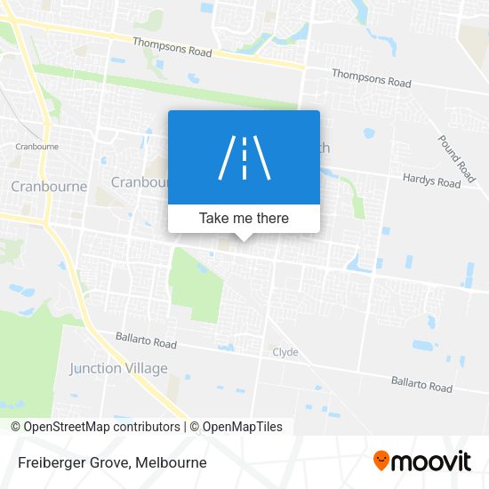 Freiberger Grove map