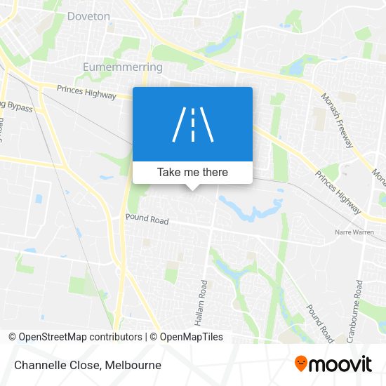 Channelle Close map