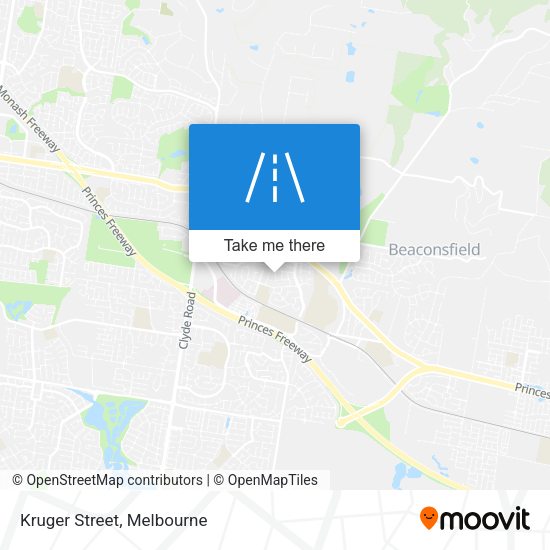 Kruger Street map