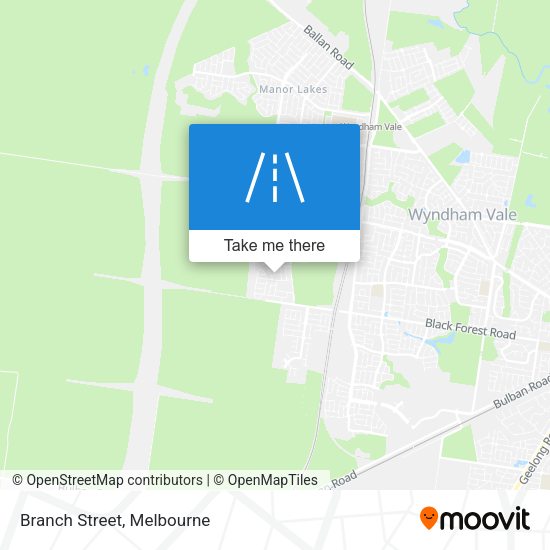 Branch Street map