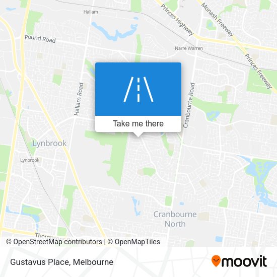 Gustavus Place map