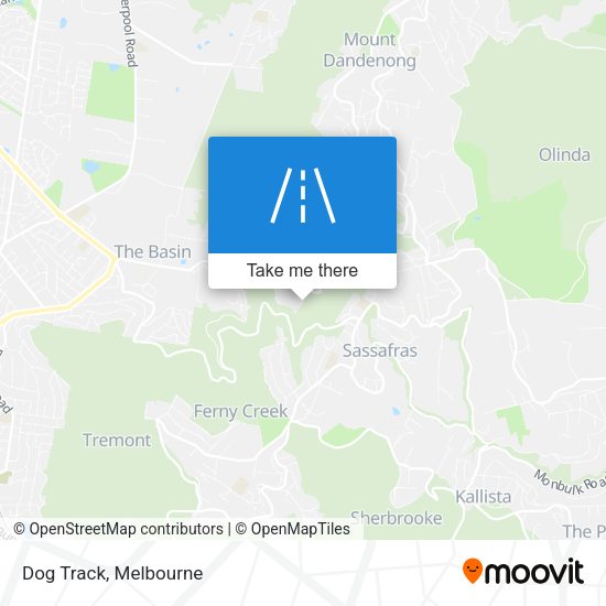 Dog Track map