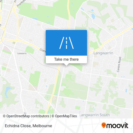 Echidna Close map