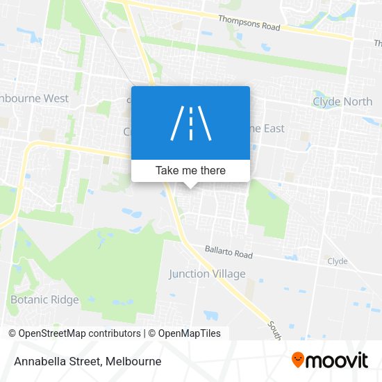 Annabella Street map