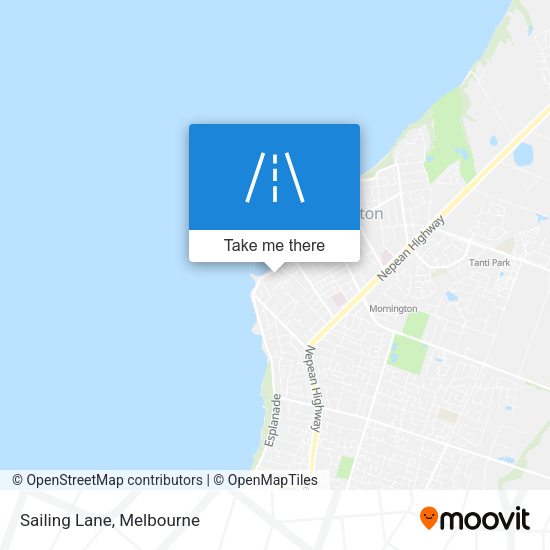 Sailing Lane map