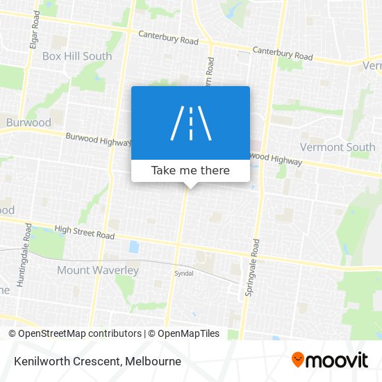 Kenilworth Crescent map