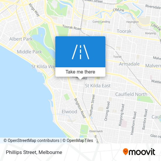 Phillips Street map