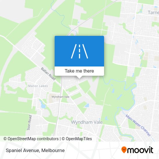 Spaniel Avenue map