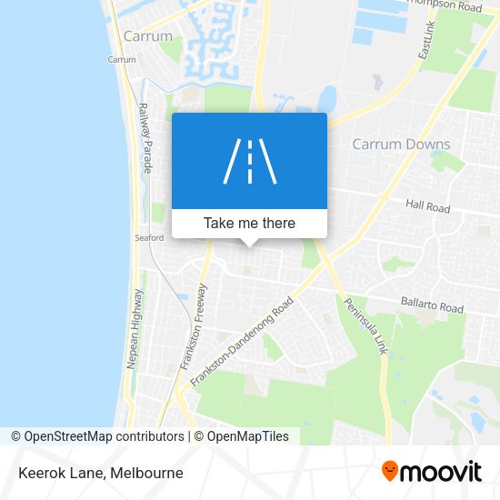 Keerok Lane map