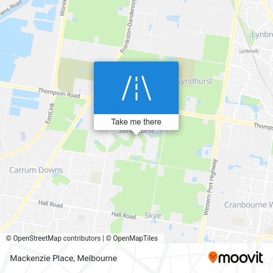 Mackenzie Place map