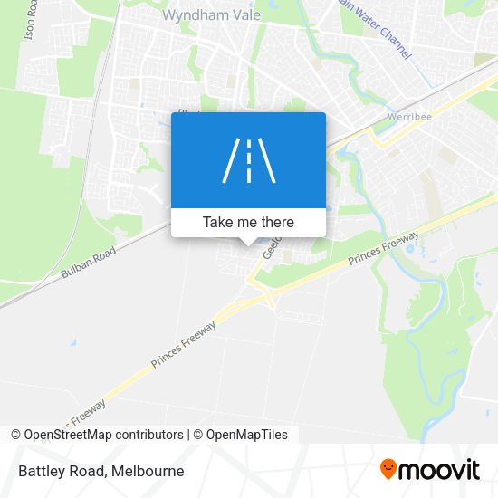 Battley Road map