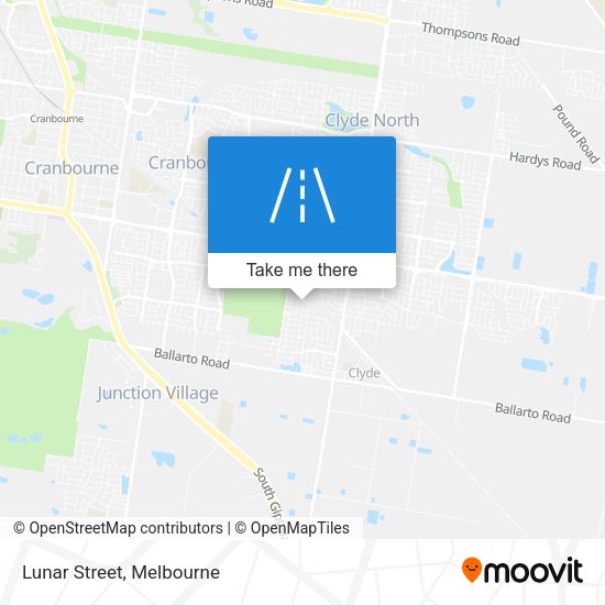 Lunar Street map
