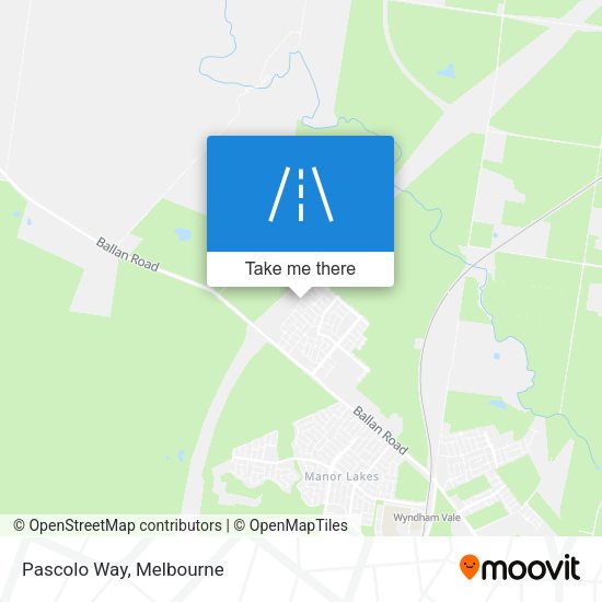 Pascolo Way map