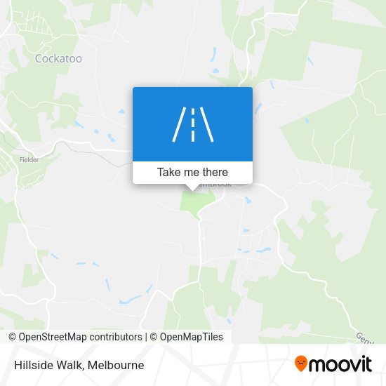 Hillside Walk map