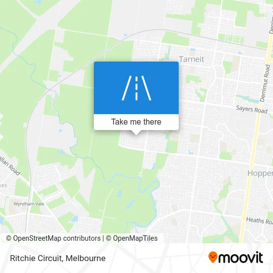 Mapa Ritchie Circuit