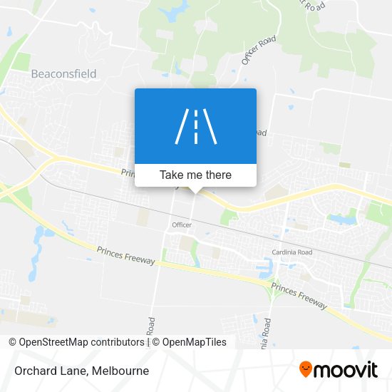 Orchard Lane map