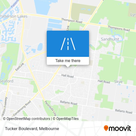 Tucker Boulevard map