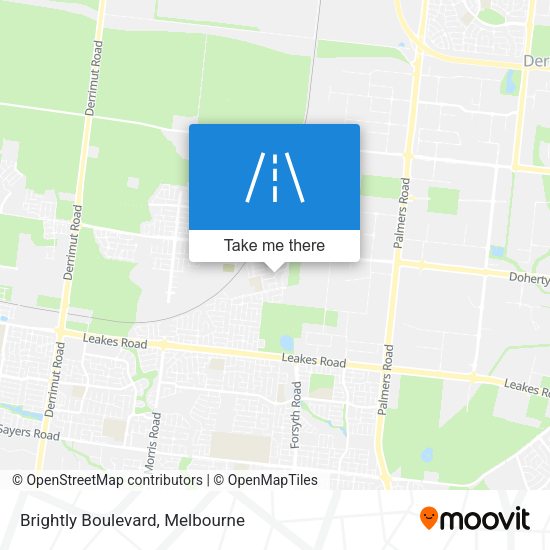 Brightly Boulevard map
