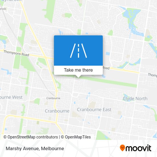 Marshy Avenue map