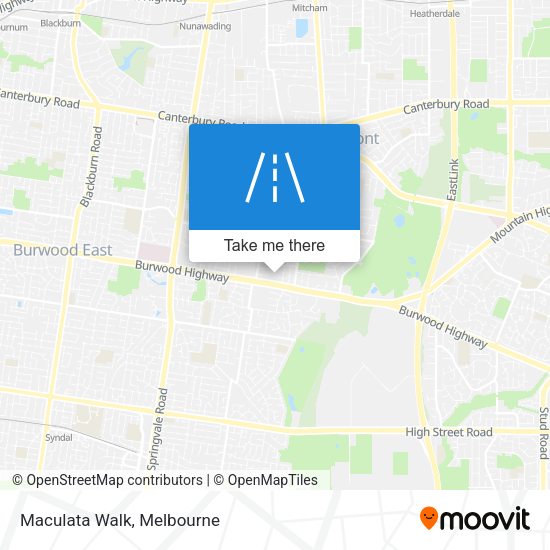 Maculata Walk map
