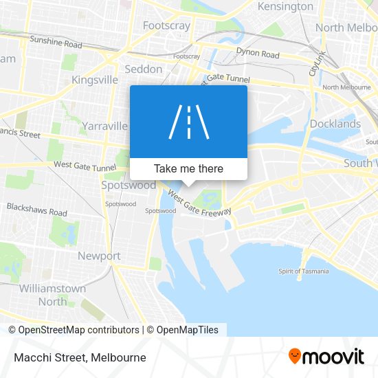 Macchi Street map