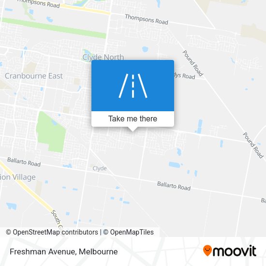 Freshman Avenue map