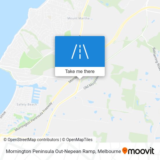 Mornington Peninsula Out-Nepean Ramp map