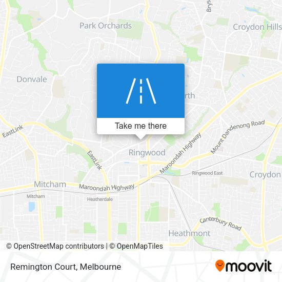 Remington Court map