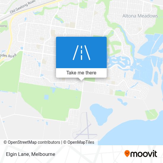 Elgin Lane map