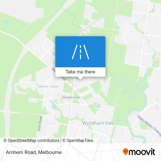Arnhem Road map