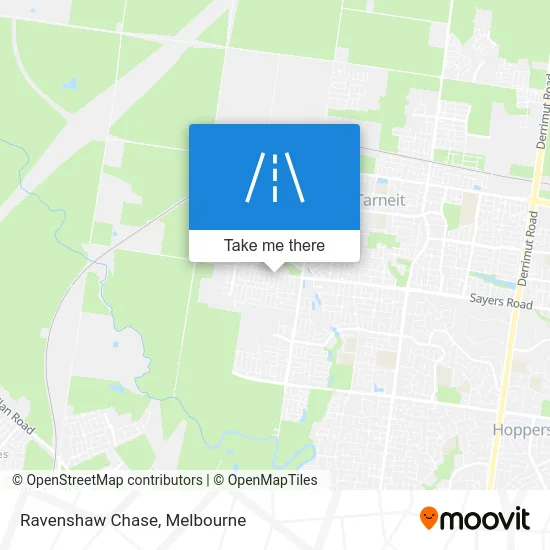 Mapa Ravenshaw Chase