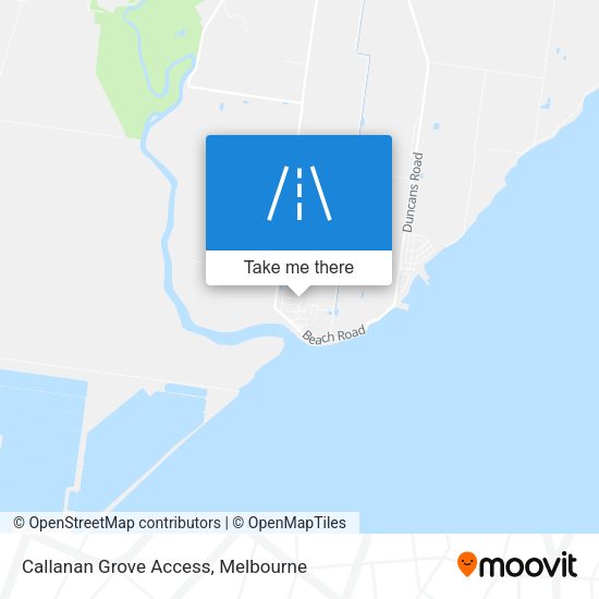 Callanan Grove Access map