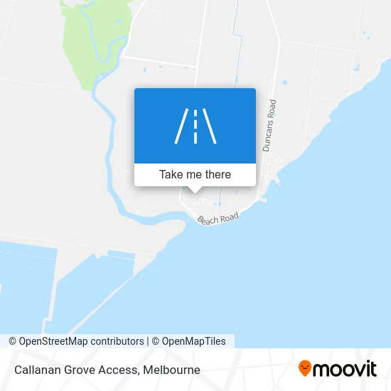 Mapa Callanan Grove Access