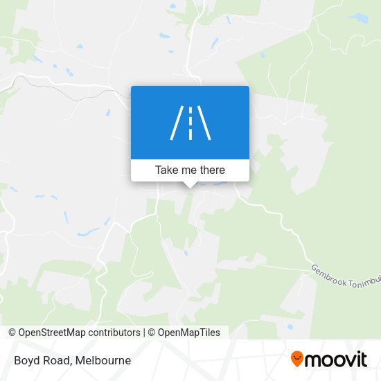 Boyd Road map
