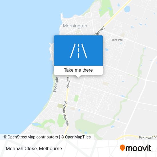 Meribah Close map